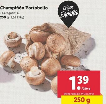 Lidl Champiñones oferta