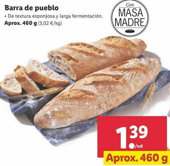 Lidl Pan de pueblo oferta