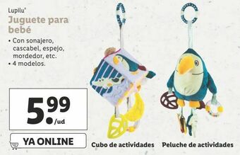 Lidl Juguetes bebé lupilu oferta