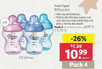 Lidl Biberones tommee tippee oferta