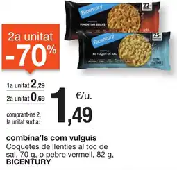 BonpreuEsclat BICENTURY Coquetes de llenties al toc de sal o pebre vermell oferta