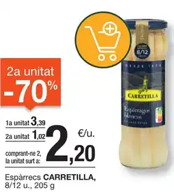 BonpreuEsclat CARRETILLA Espárragos blancos oferta