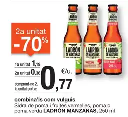 BonpreuEsclat LADRÓN MANZANAS Sidra de poma i fruites vermelles, poma o poma verda oferta