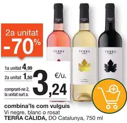 BonpreuEsclat TERRA CÀLIDA Vi negre, blanc o rosat DO Catalunya, 750 ml oferta