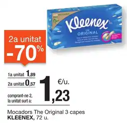 BonpreuEsclat KLEENEX Mocadors The Original 3 capes oferta
