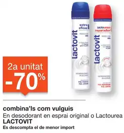 BonpreuEsclat LACTOVIT En desodorant en esprai original o Lactourea oferta