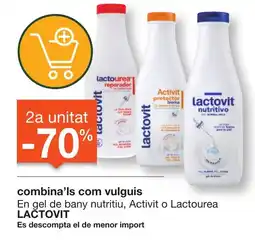 BonpreuEsclat LACTOVIT En gel de bany nutritiu, Activit o Lactourea oferta