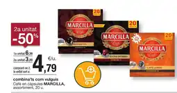 BonpreuEsclat MARCILLA Cafè en càpsules assortiment oferta