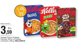 BonpreuEsclat KELLOGG'S Cereals Choco Krispies Chocos o Frosties o Smacks oferta