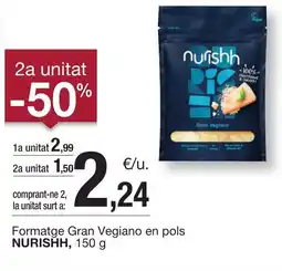 BonpreuEsclat NURISHH Formatge Gran Vegiano en pols oferta