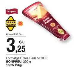 BonpreuEsclat BONPREU Formatge Grana Padano DOP oferta