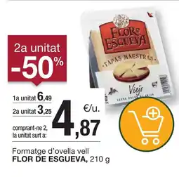 BonpreuEsclat FLOR DE ESGUEVA, Formatge d'ovella vell oferta