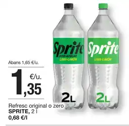 BonpreuEsclat SPRITE Refresc original o zero oferta