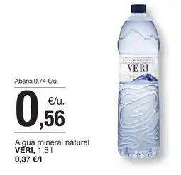BonpreuEsclat VERI Aigua mineral natural oferta