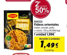 Hiper Usera MAGGI Fideos orientales oferta