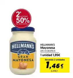 Hiper Usera HELLMANN'S Mayonesa oferta