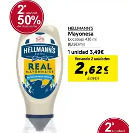 Hiper Usera HELLMANN'S Mayonesa bocabajo oferta