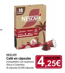 Hiper Usera NESCAFÉ Café en cápsulas oferta