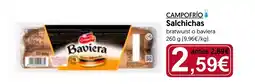 Hiper Usera CAMPOFRÍO Salchichas oferta