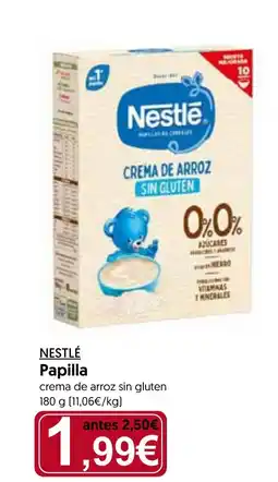 Hiper Usera NESTLÉ Papilla oferta