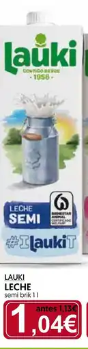 Hiper Usera LAUKI Leche semi oferta
