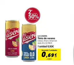 Hiper Usera LA CASERA Tinto de verano oferta