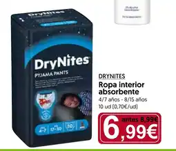 Hiper Usera DRYNITES Ropa interior absorbente oferta