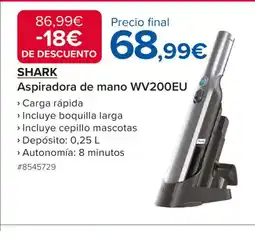 Costco SHARK Aspiradora de mano WV200EU oferta