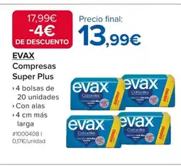 Costco EVAX Compresas Super Plus oferta