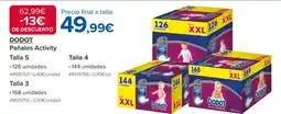 Costco DODOT Pañales Activity oferta
