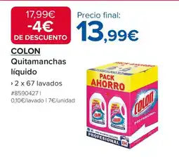 Costco COLON Quitamanchas líquido oferta
