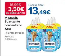 Costco MIMOSÍN Suavizante concentrado Azul oferta