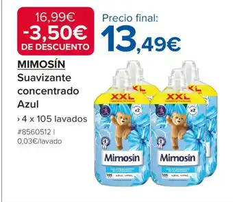 Costco MIMOSÍN Suavizante concentrado Azul oferta