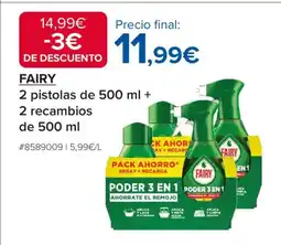 Costco FAIRY 2 pistolas de 2 recambios oferta