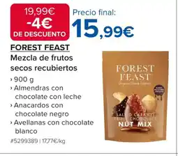 Costco FOREST FEAST Mezcla de frutos secos recubiertos oferta