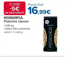 Costco WONDERFUL Pistachos cáscara oferta
