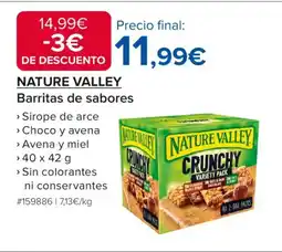Costco NATURE VALLEY Barritas de sabores oferta