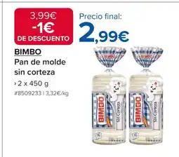 Costco BIMBO Pan de molde oferta