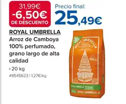 Costco ROYAL UMBRELLA Arroz de Camboya 100% perfumado, grano largo de alta calidad oferta