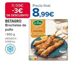 Costco BETAGRO Brochetas de pollo oferta
