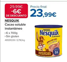 Costco NESQUIK Cacao soluble instantáneo oferta