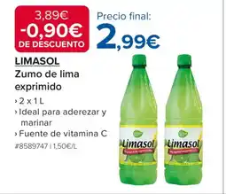 Costco LIMASOL Zumo de lima exprimido oferta