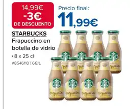 Costco STARBUCKS Frapuccino en botella de vidrio oferta