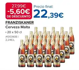 Costco FRANZISKANER Cerveza Malta oferta
