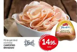 Condis CAMPOFRÍO BRASEADO Pit de gall dindi a la brasa oferta