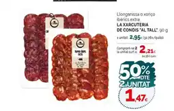 Condis LA XARCUTERIA DE CONDIS AL TALL Llonganissa o xoriço ibèrics extra oferta
