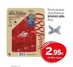 Condis BOADAS 1880 Pernil serrano Gran Reserva oferta