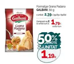 Condis GALBANI Formatge Grana Padano oferta