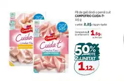 Condis CAMPOFRIO CUIDA-T+ Pit de gall dindi o pernil cuit oferta