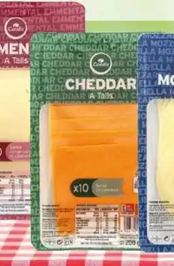 Condis CONDIS Formatge Cheddar llenques oferta